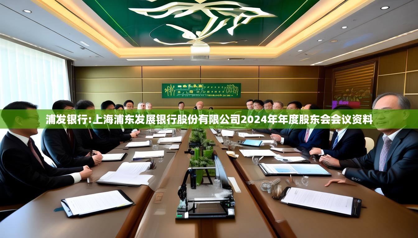 浦发银行:上海浦东发展银行股份有限公司2024年年度股东会会议资料