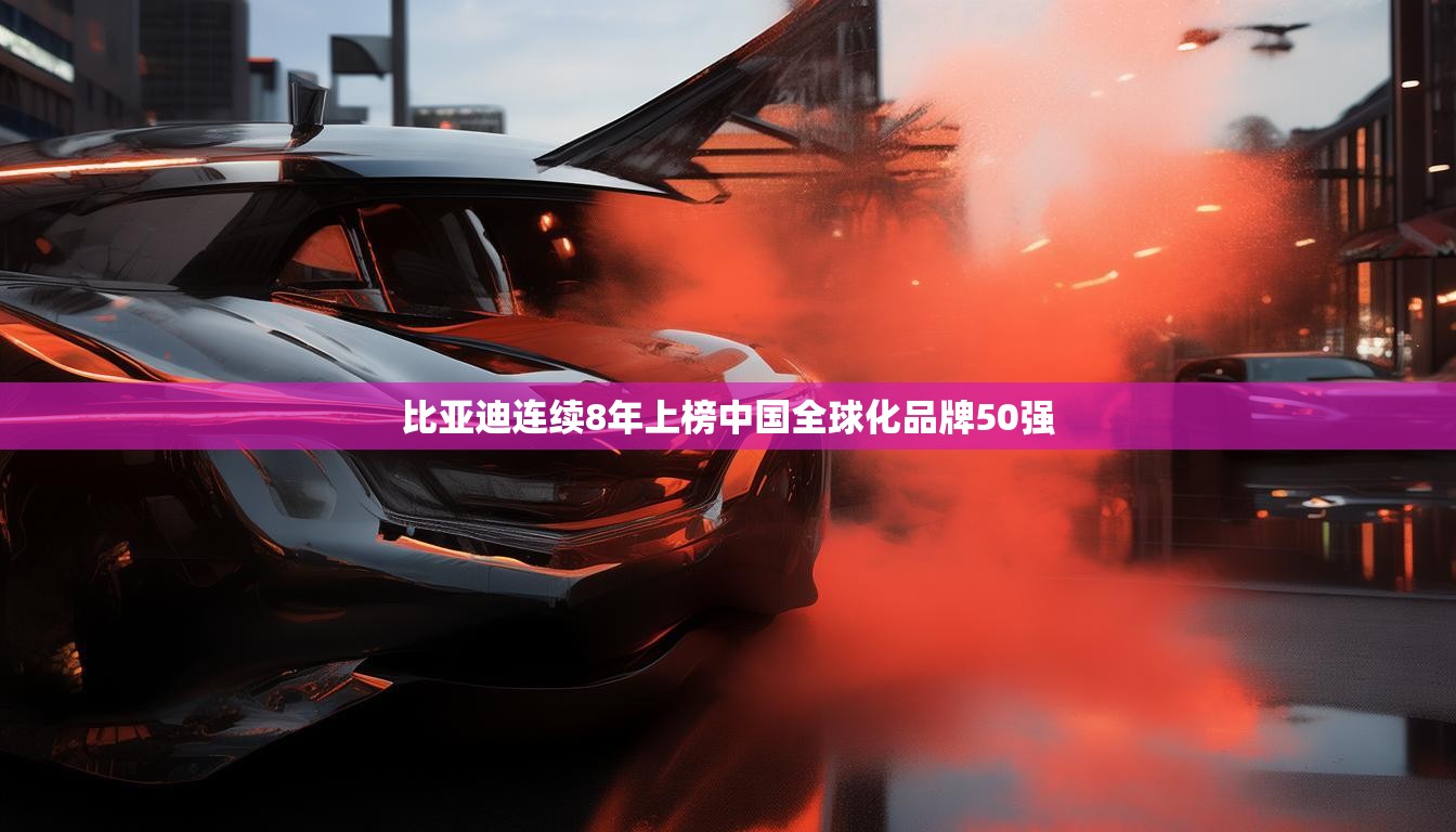 比亚迪连续8年上榜中国全球化品牌50强