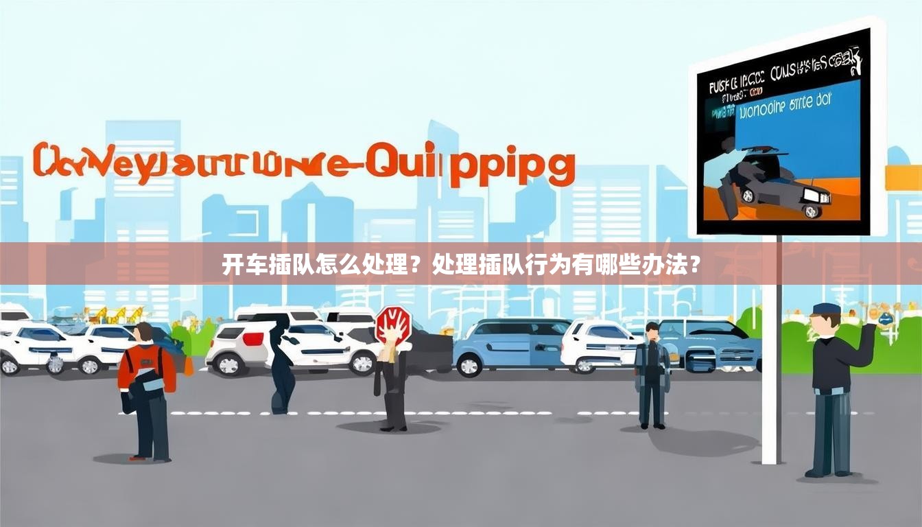 开车插队怎么处理？处理插队行为有哪些办法？